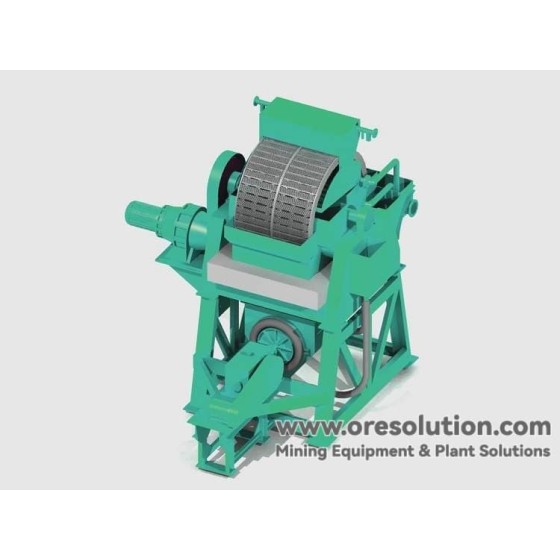 고구배 수직 링 습식 자기 분리기